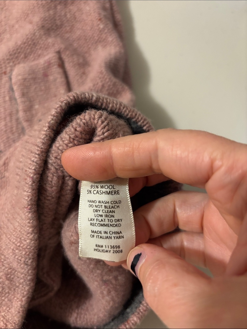 Margaret O’Leary Cottagecore Cardigan Size Medium Twee Quiet Luxury Wide Collar - Picture 12 of 12